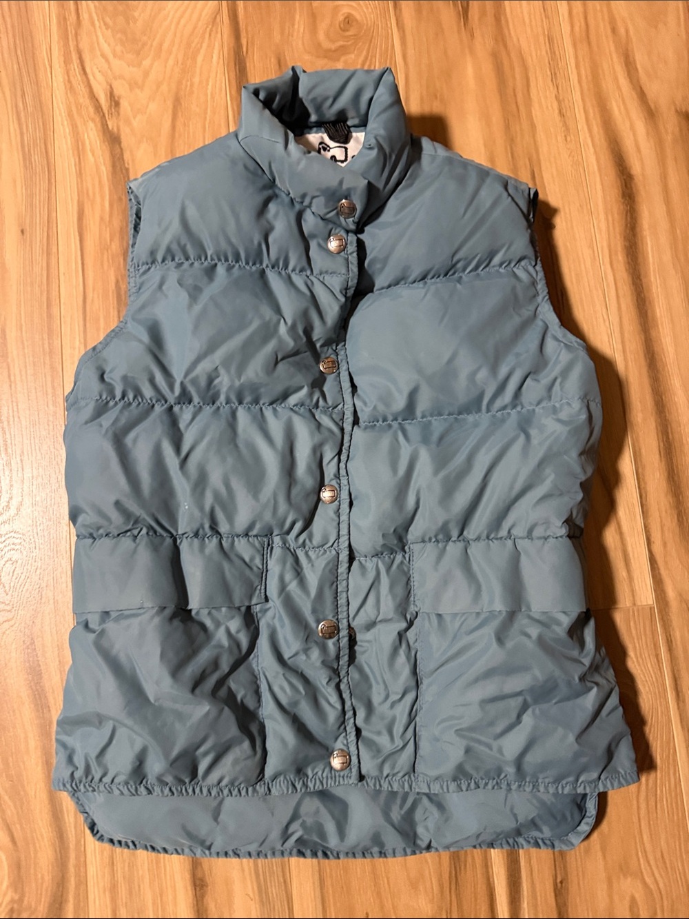 Woolrich Slate Blue Quilted Puffer Vest